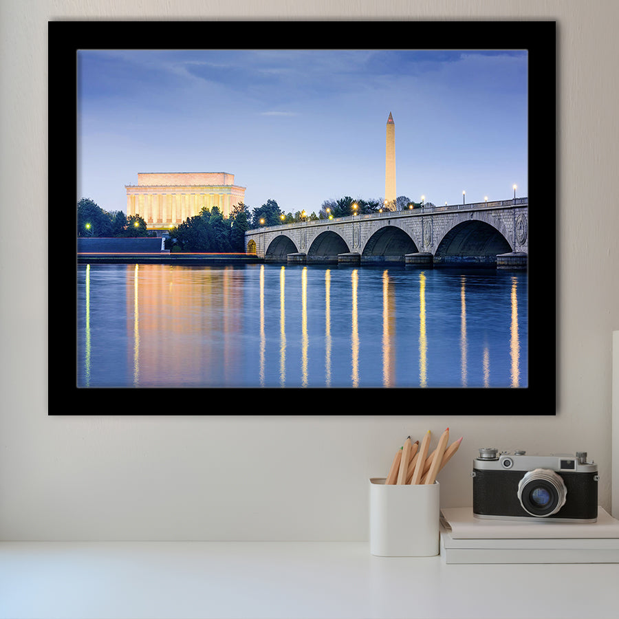 Washington City Framed Art Prints Wall Decor - Painting Prints, Framed Picture, Home Decor