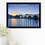 Washington City Framed Canvas Prints Wall Art Decor - Paiting Canvas, Art Prints, Floating Frame