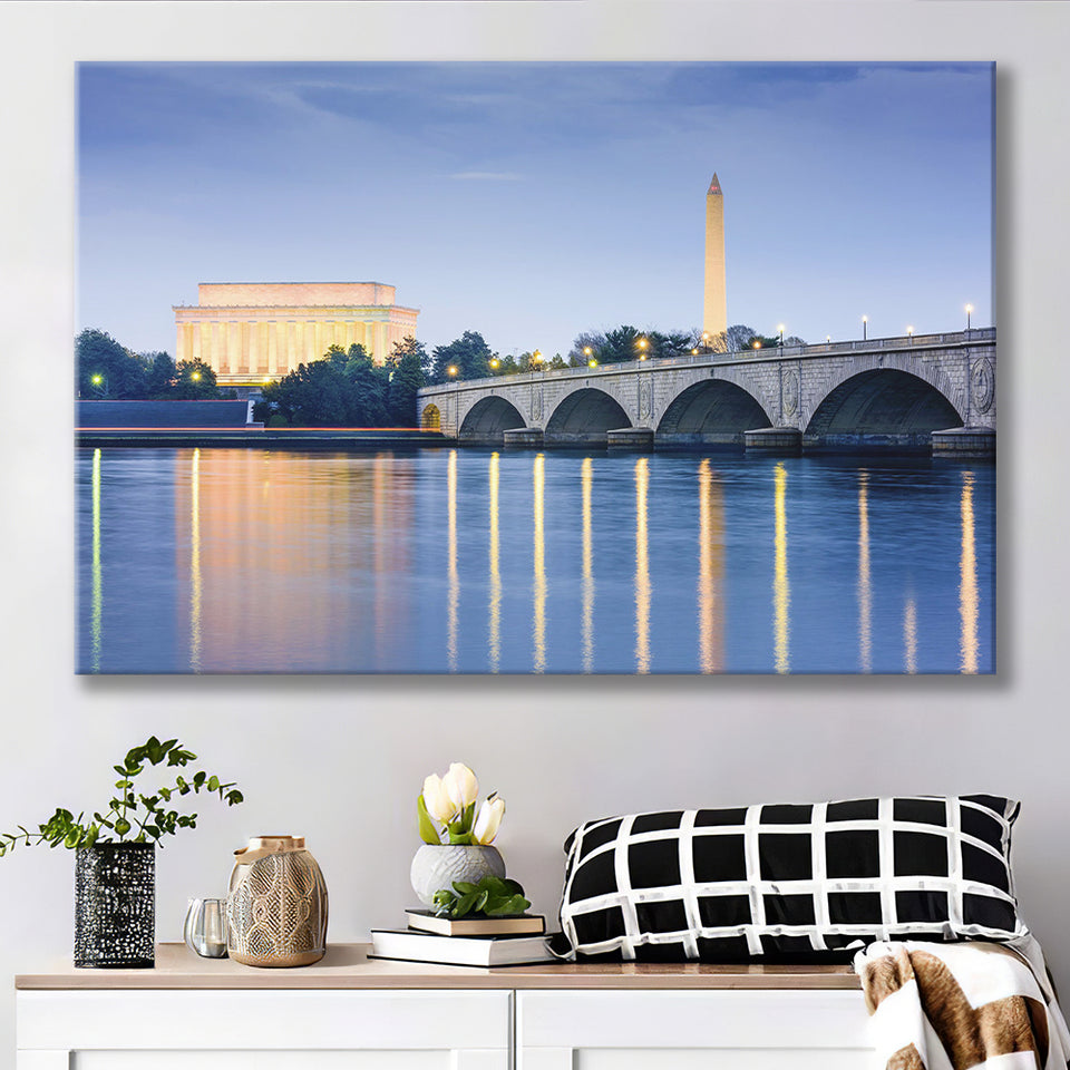 Washington City Canvas Prints Wall Art Decor - Paiting Canvas, Art Prints, Wall Decor, For Sale