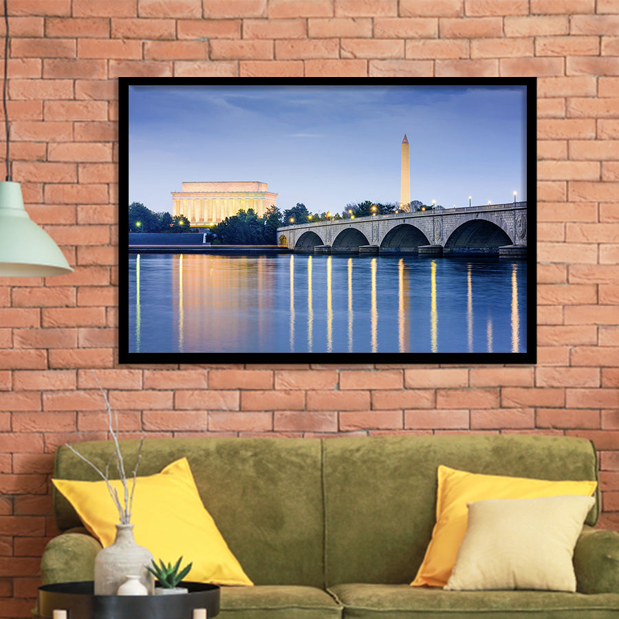 Washington City Framed Art Prints Wall Decor - Painting Prints, Framed Picture, Home Decor