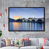 Washington City Framed Art Prints Wall Decor - Painting Prints, Framed Picture, Home Decor