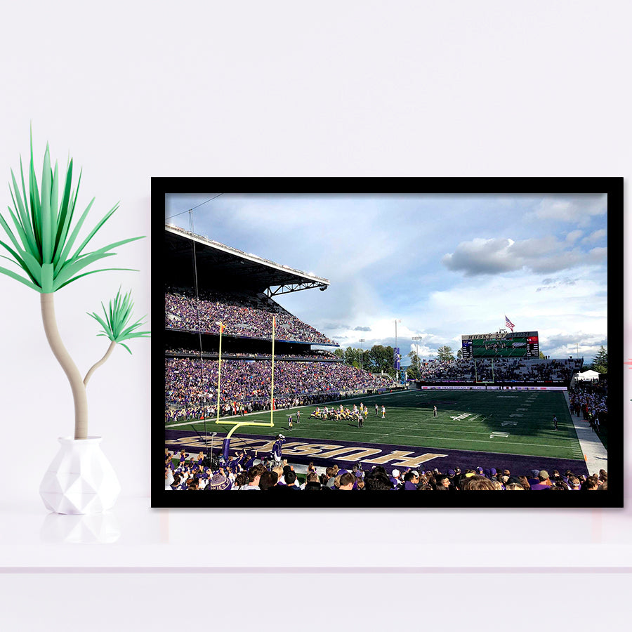 Washington Huskies Stadium Art Prints Husky Stadium Wall Art American,Sport Stadium Art Prints, Fan Gift, Wall Decor