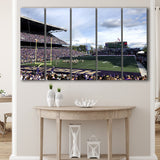 Washington Huskies Stadium Canvas Prints Husky Stadium Wall Art American,Multi Panels B,Sport Stadium Art Prints, Fan Gift
