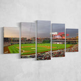 Washington Nationals Stadium Canvas Prints Nationals Park Wall Art Baseball,Multi Panels,Sport Stadium Art Prints, Fan Gift