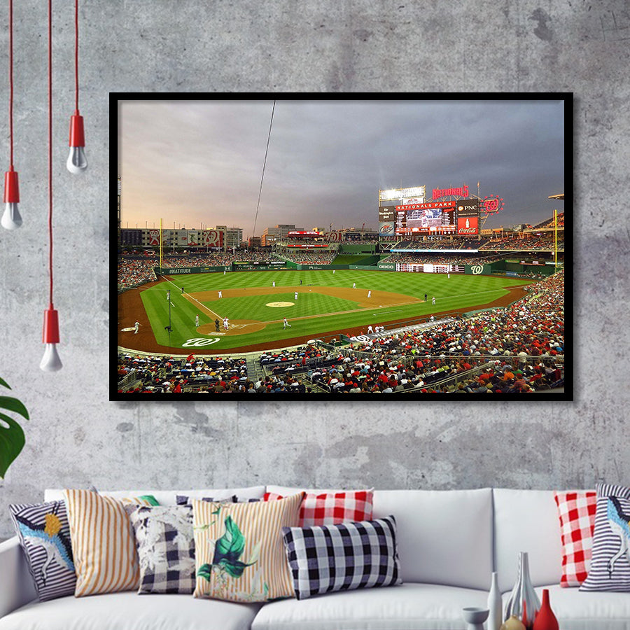 Washington Nationals Stadium Art Prints Nationals Park Wall Art Baseball,Sport Stadium Art Prints, Fan Gift, Wall Decor