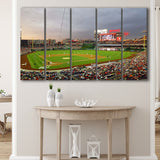 Washington Nationals Stadium Canvas Prints Nationals Park Wall Art Baseball,Multi Panels B,Sport Stadium Art Prints, Fan Gift