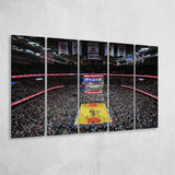 Washington Wizards Stadium Canvas Prints Capital One Arena Wall Art,Multi Panels B,Sport Stadium Art Prints, Fan Gift