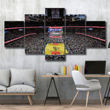 Washington Wizards Stadium Canvas Prints Capital One Arena Wall Art,Multi Panels,Sport Stadium Art Prints, Fan Gift