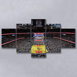 Washington Wizards Stadium Canvas Prints Capital One Arena Wall Art,Multi Panels,Sport Stadium Art Prints, Fan Gift