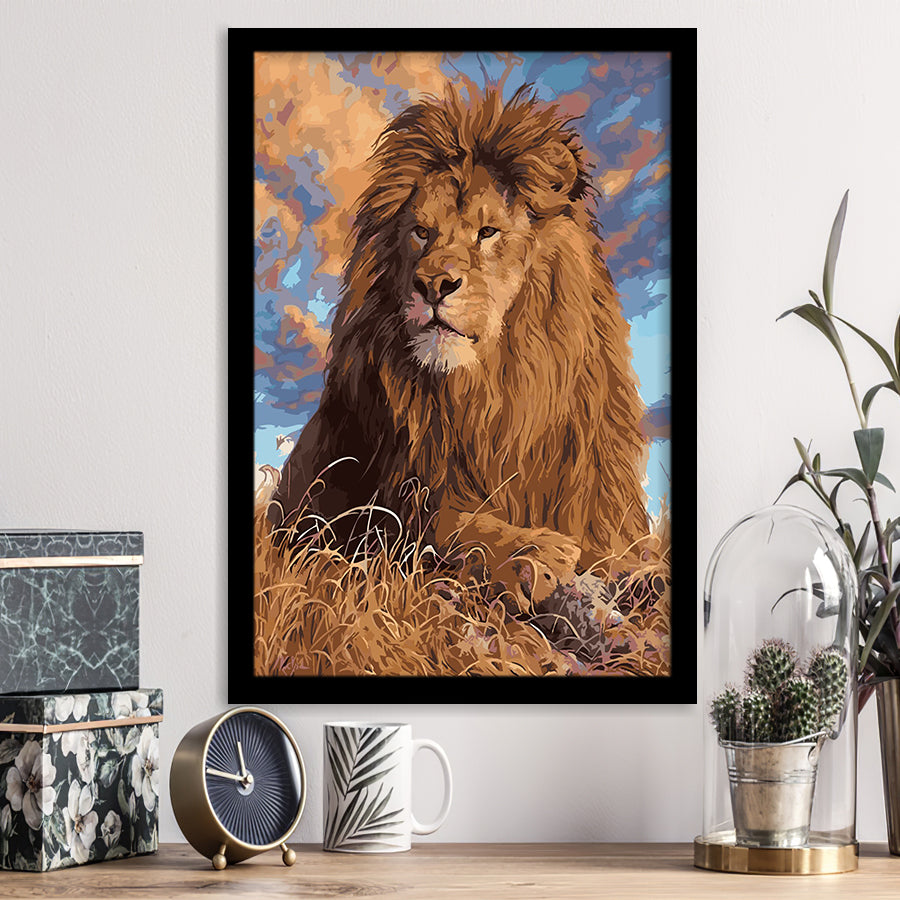 Watchful Eyes Abstract Art Wrapped Framed Art Print Wall Decor - Painting Art, Framed Picture, Home Decor