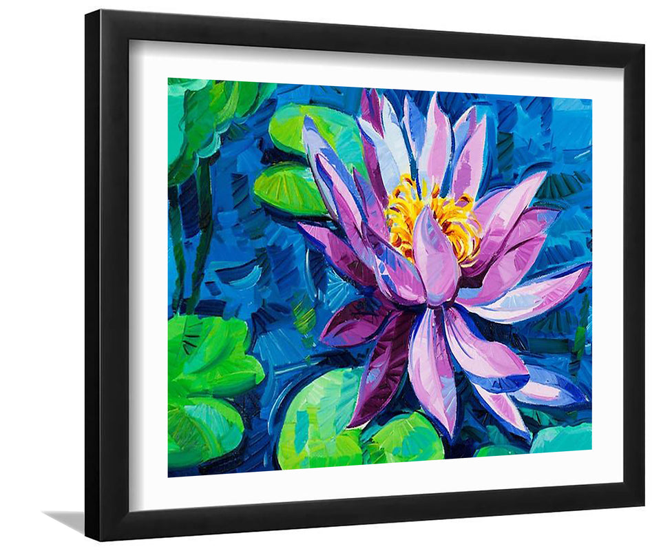 Water Lily-Art Print,Framed art,Plexiglass Cover
