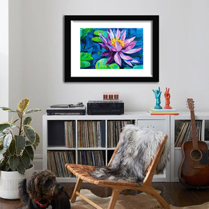 Water Lily-Art Print,Framed art,Plexiglass Cover