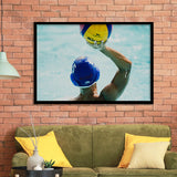 Water Polo, Water Polo Framed Art Prints Wall Art Decor,Black Frame, Ready to hang