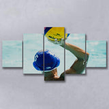 Water Polo, Water Polo Multi Panels,Canvas Prints Wall Art Home Decor