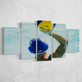 Water Polo, Water Polo Multi Panels,Canvas Prints Wall Art Home Decor