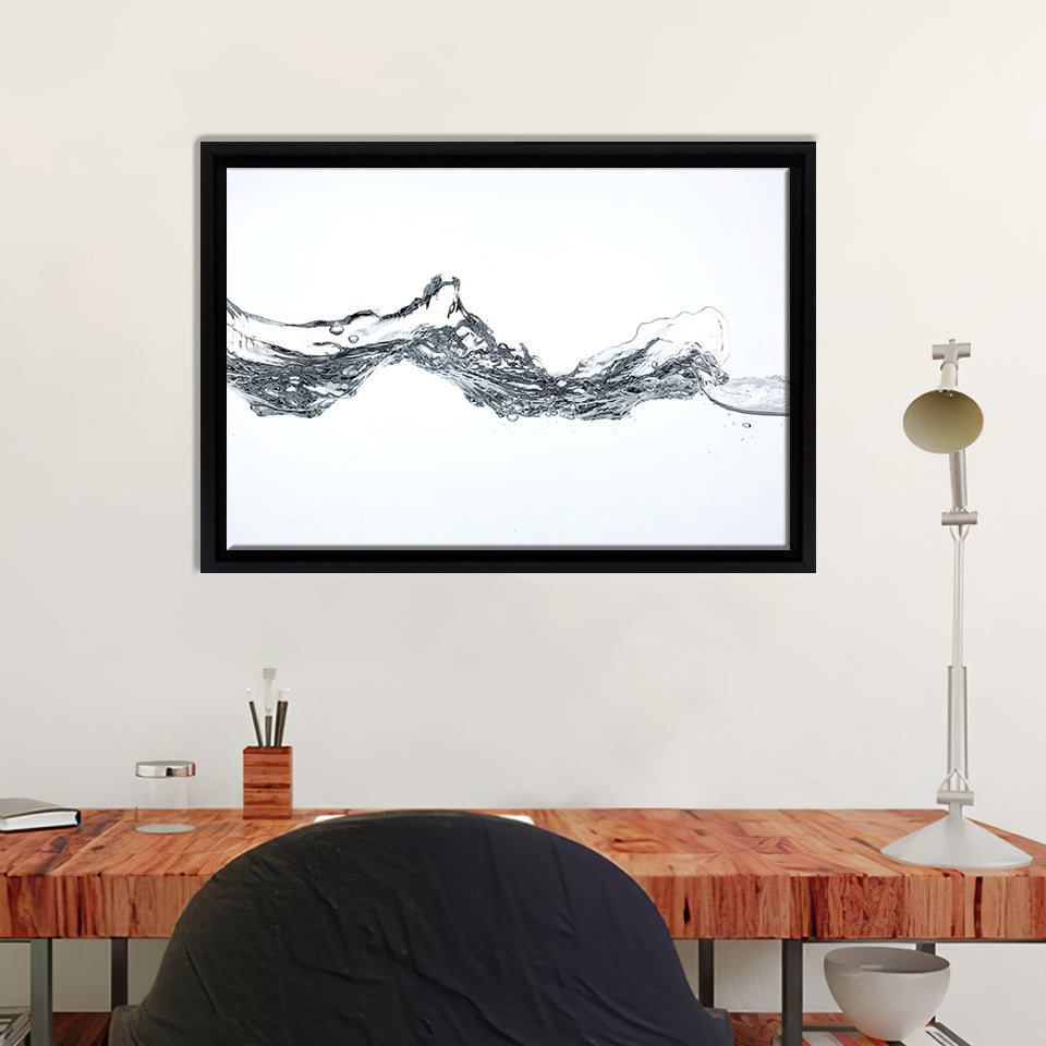 Water Splash Framed Canvas Prints Wall Art - Canvas Painting, Framed A ...
