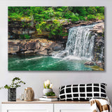 Waterfall Canvas Forest Art Landscape Canvas Prints Wall Art Home Decor - Painting Canvas, Ready to hang