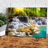 Waterfall Nature Beauty Canvas Wall Art - Canvas Prints, Prints For Sale, Painting Canvas,Canvas On Sale