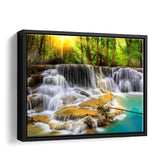 Waterfall Nature Beauty Framed Canvas Wall Art - Canvas Prints, Prints For Sale, Painting Canvas,Framed Prints