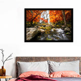 Waterfall Scenery Framed Art Prints Wall Decor - Painting Art, Framed Prints, Prints for Sale, Wall Art, Home Decor