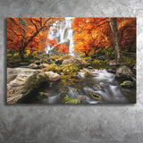 Waterfall Scenery Canvas Prints Wall Art - Canvas Painting, Painting Art, Prints for Sale, Wall Decor, Home Decor