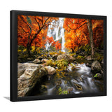 Waterfall Scenery Framed Art Prints Wall Decor - Painting Art, Framed Prints, Prints for Sale, Wall Art, Home Decor