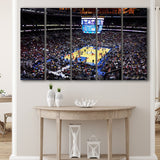 Wells Fargo Center Stadium Canvas Prints Philadelphia 76ers Wall Art,Multi Panels B,Sport Stadium Art Prints, Fan Gift