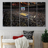 Wells Fargo Center, Stadium Canvas, Sport Art, Gift for him,100 Multi Panels B, Canvas Prints Wall Art Decor