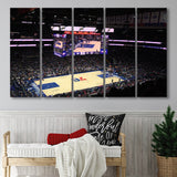 Wells Fargo Center, Stadium Canvas, Sport Art, Gift for him, Multi Panels B, Canvas Prints Wall Art Decor