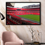 Wembley Stadium Framed Canvas Prints London Wall Art Football Stadium,Sport Stadium Art Prints, Fan Gift