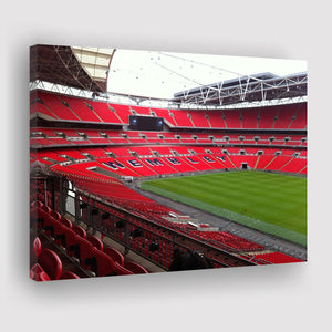 Wembley Stadium Canvas Prints London Wall Art Football Stadium,Sport Stadium Art Prints, Fan Gift, Wall Decor