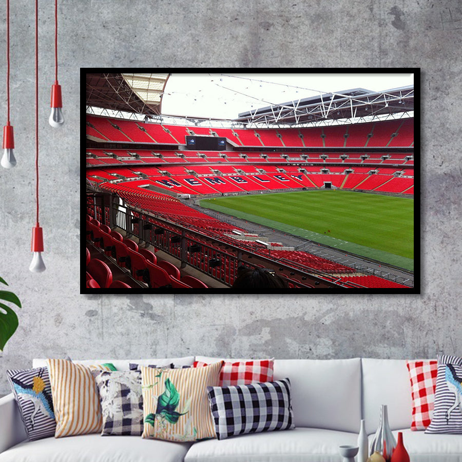 Wembley Stadium Art Prints London Wall Art Football Stadium,Sport Stadium Art Prints, Fan Gift, Wall Decor
