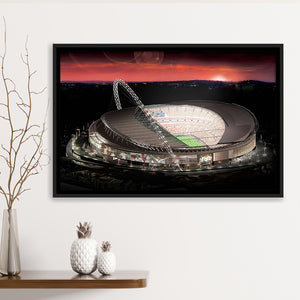 Wembley Stadium, Stadium Canvas, Sport Art, Gift for him, Framed Canvas Prints Wall Art Decor, Framed Picture