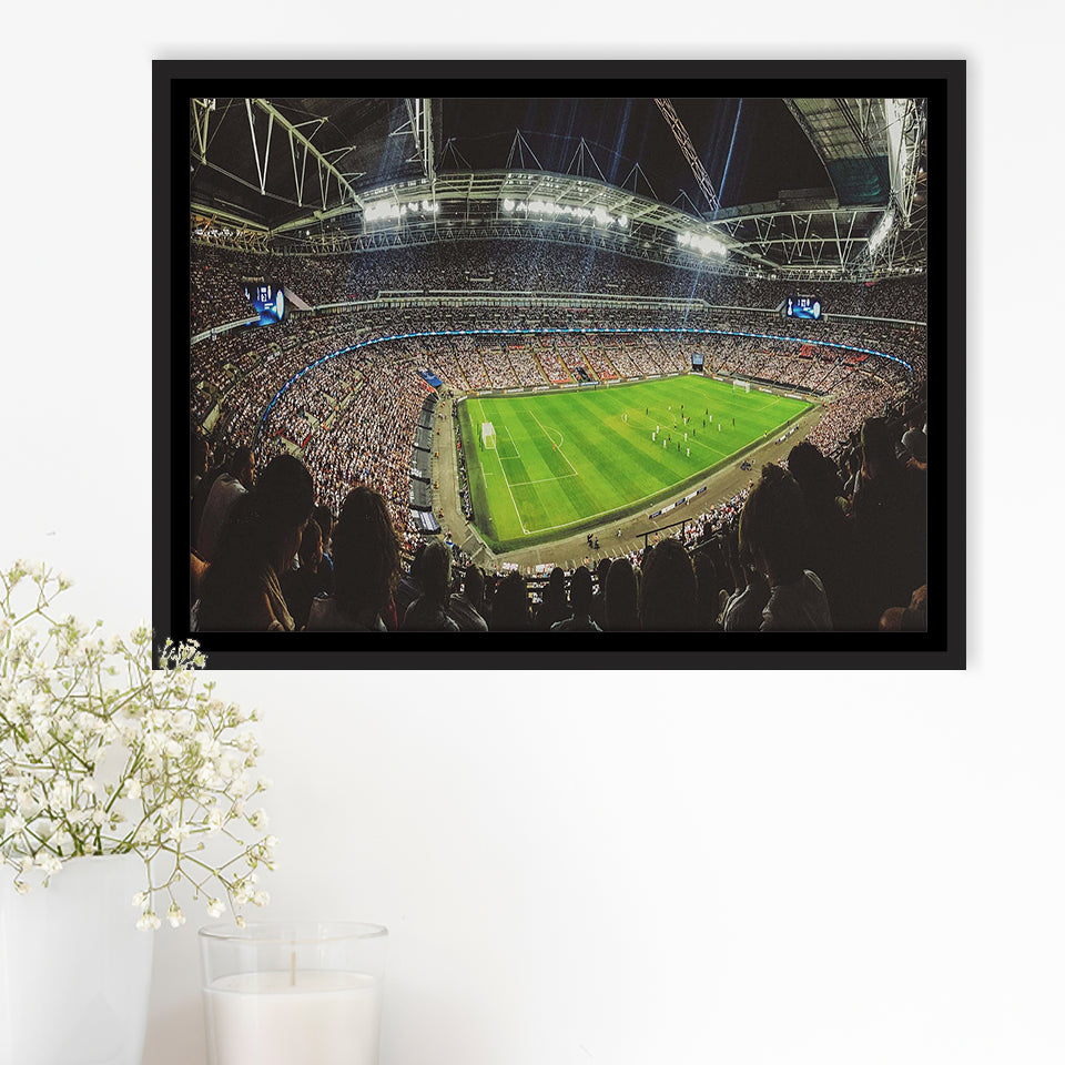 Wembley Stadium Wall Art Football Stadium Framed Canvas Prints Sport,Sport Stadium Art Prints, Fan Gift