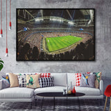 Wembley Stadium Wall Art Football Stadium Framed Canvas Prints Sport,Sport Stadium Art Prints, Fan Gift