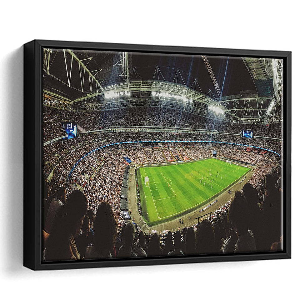 Wembley Stadium Wall Art Football Stadium Framed Canvas Prints Sport,Sport Stadium Art Prints, Fan Gift