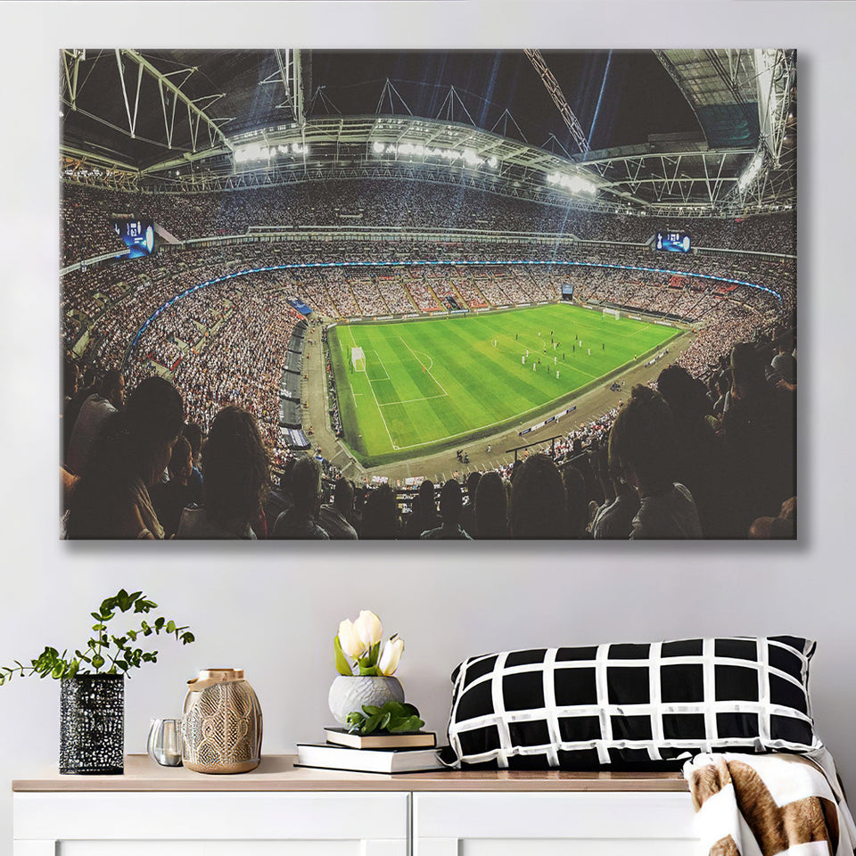 Wembley Stadium Wall Art Football Stadium Canvas Prints Sport,Sport Stadium Art Prints, Fan Gift, Wall Decor