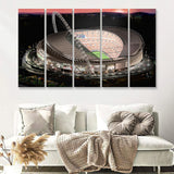 Wembley Stadium, Football Stadium 5 Pieces B Canvas Prints Wall Art - Painting Canvas,Multi Panel, Fan Gift