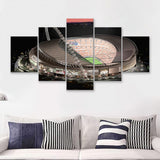 Wembley Stadium, Football Stadium 5 Pieces Canvas Prints Wall Art - Painting Canvas, Multi Panel, Fan Gift