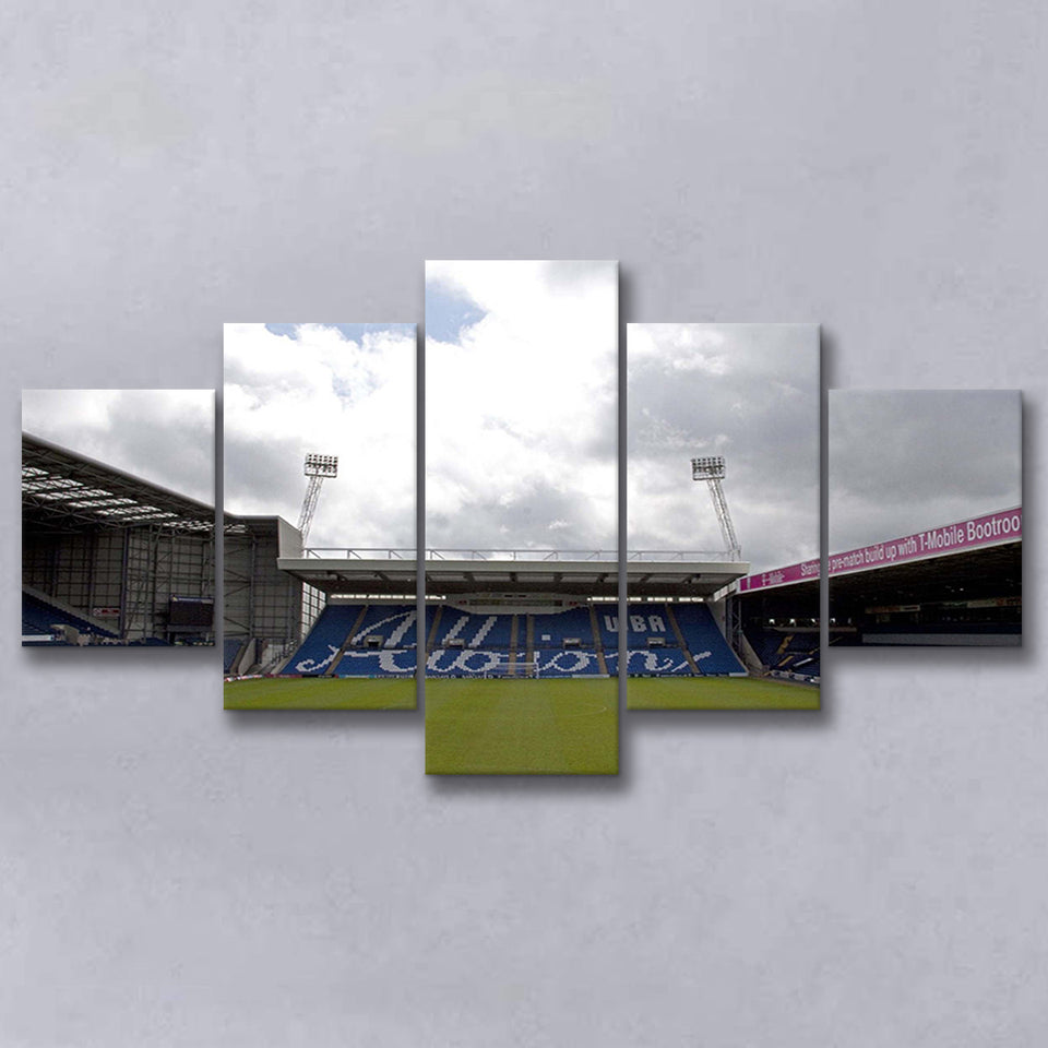 West Bromwich Albion Stadium Canvas Prints The Hawthorns Stadium Wall,Multi Panels,Sport Stadium Art Prints, Fan Gift