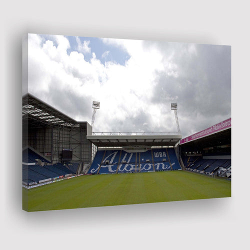 West Bromwich Albion Stadium Canvas Prints The Hawthorns Stadium Wall,Sport Stadium Art Prints, Fan Gift, Wall Decor