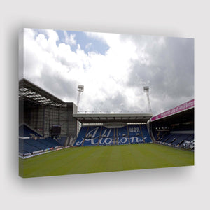 West Bromwich Albion Stadium Canvas Prints The Hawthorns Stadium Wall,Sport Stadium Art Prints, Fan Gift, Wall Decor