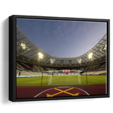 West Ham London Stadium, Stadium Canvas, Sport Art, Gift for him, Framed Canvas Prints Wall Art Decor, Framed Picture