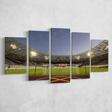 West Ham London Stadium, Stadium Canvas, Sport Art, Large Canvas, Multi Panels, Canvas Prints Wall Art Decor
