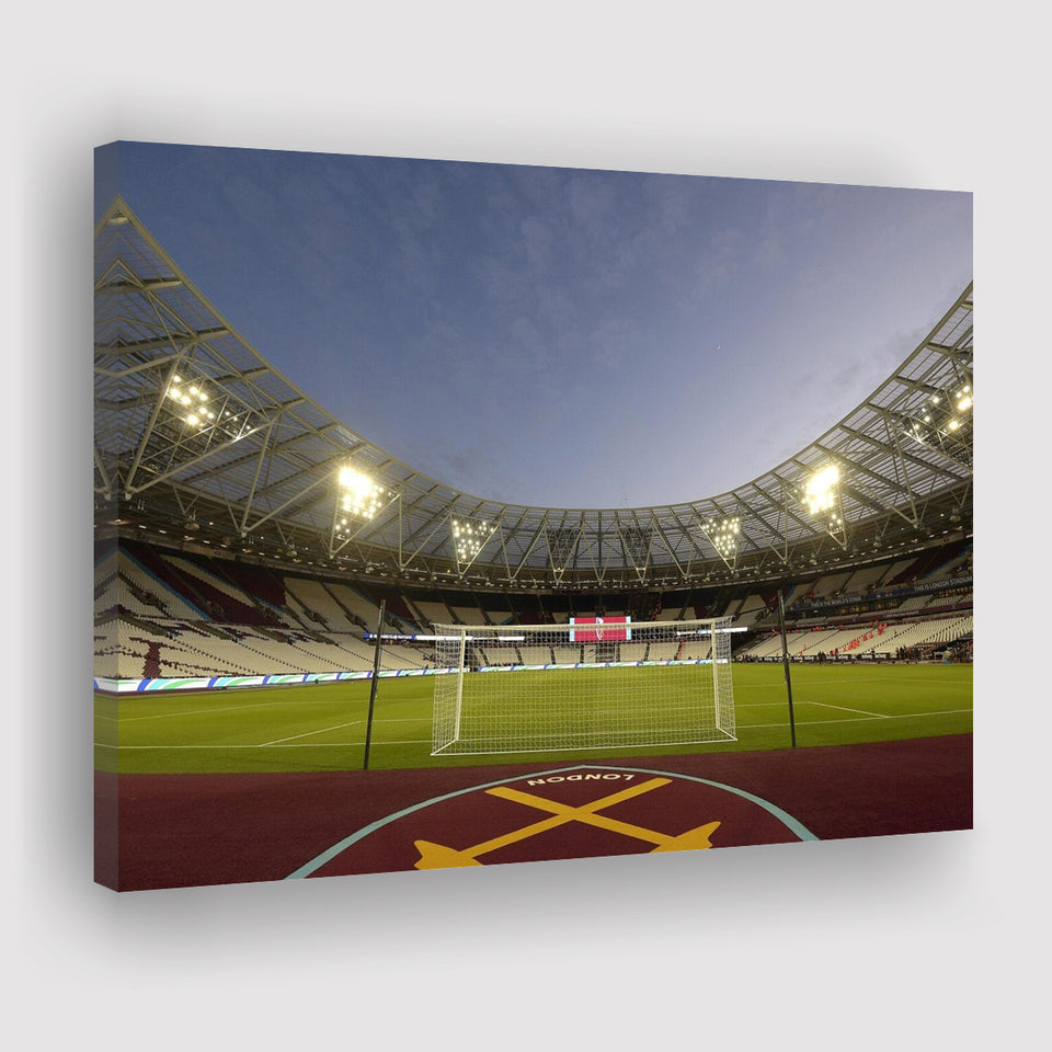 West Ham London Stadium, Stadium Canvas, Sport Art, Gift for him, Fan Gift, Canvas Prints Wall Art Decor