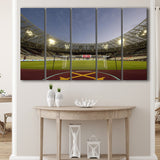 West Ham London Stadium, Stadium Canvas, Sport Art, Gift for him, Multi Panels B, Canvas Prints Wall Art Decor