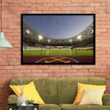West Ham London Stadium, Stadium Canvas, Sport Art, Gift for him, Framed Art Prints Wall Art Decor, Framed Picture