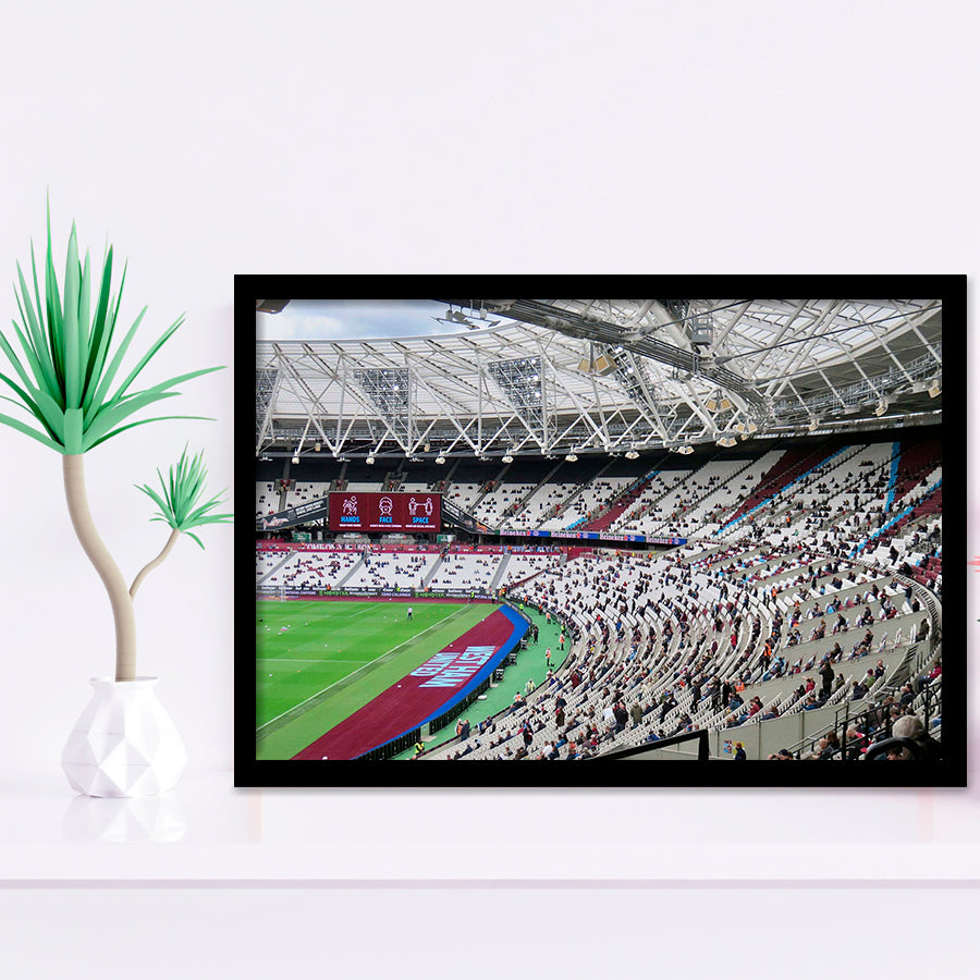 West Ham United Stadium Art Prints London Stadium Wall Art,Sport Stadium Art Prints, Fan Gift, Wall Decor