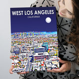 West Los Angeles CA Art V1 ,City Art Print, Large Canvas, Canvas Print Wall Art Home Decor