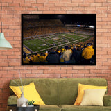 West Virginia Mountaineers Stadium Art Prints Milan Puskar Stadium,Sport Stadium Art Prints, Fan Gift, Wall Decor